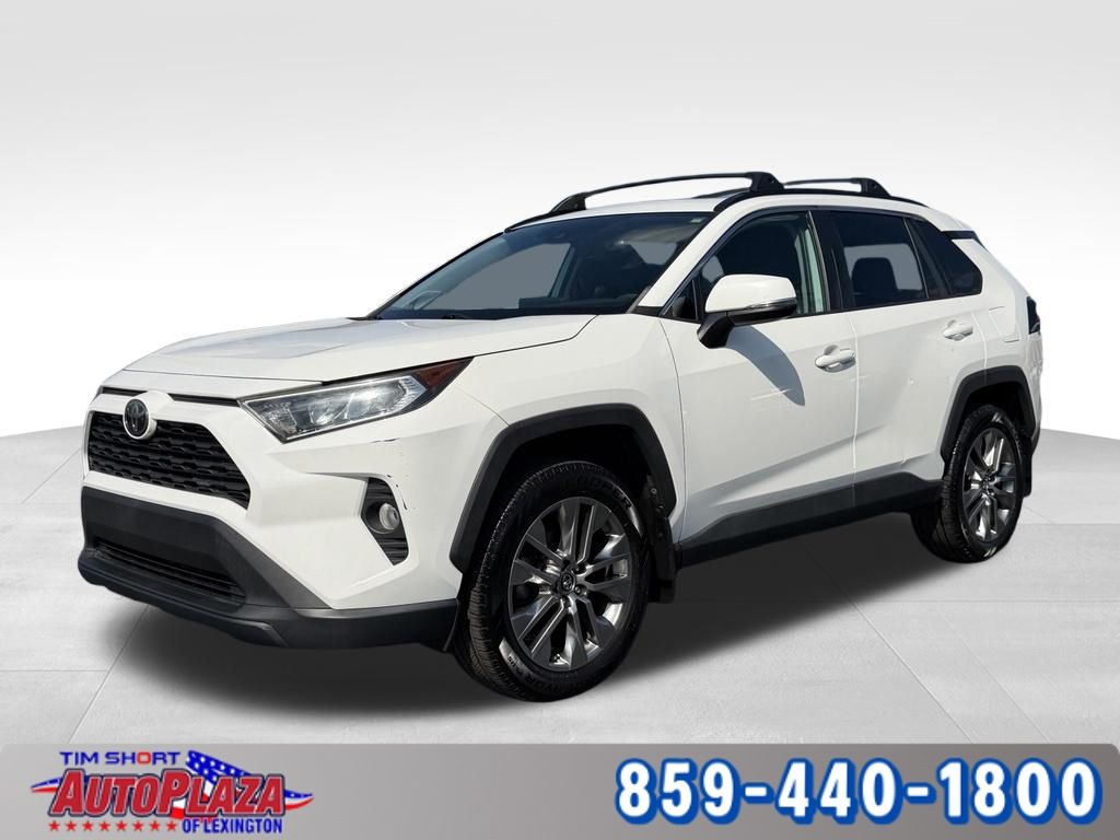 Super White 2019 Toyota RAV4 SUV / Crossover All-Wheel Drive 8-Speed Automatic