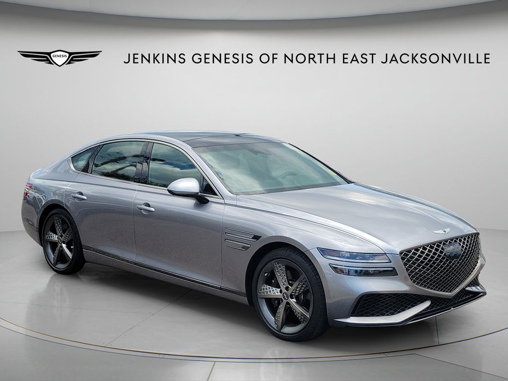 Savile Silver 2023 Genesis G80 Sedan All-Wheel Drive 8-Speed Automatic