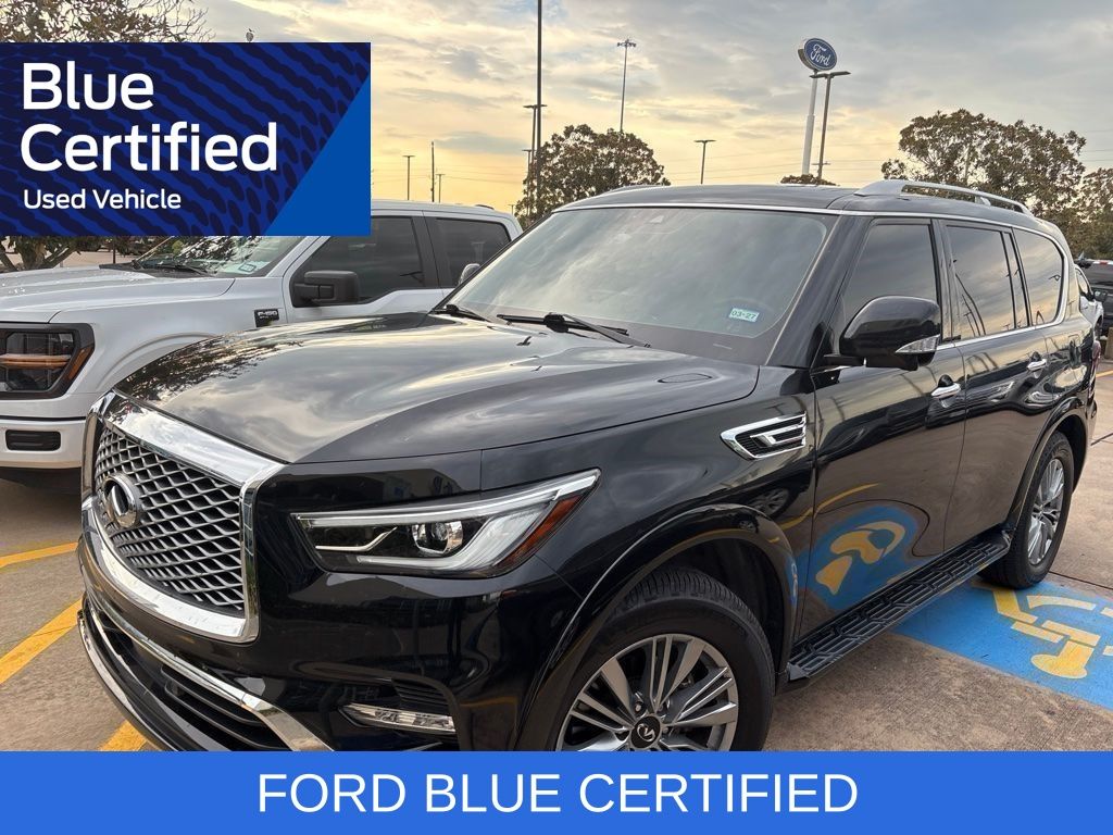 Mineral Black 2022 INFINITI QX80 SUV / Crossover Rear-Wheel Drive 7-Speed Automatic