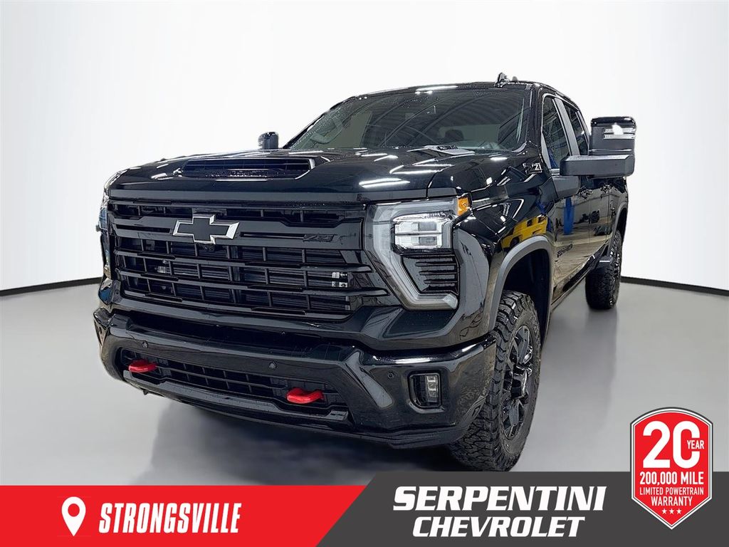 Black 2026 Chevrolet Silverado 2500HD Pickup Truck Four-Wheel Drive Automatic