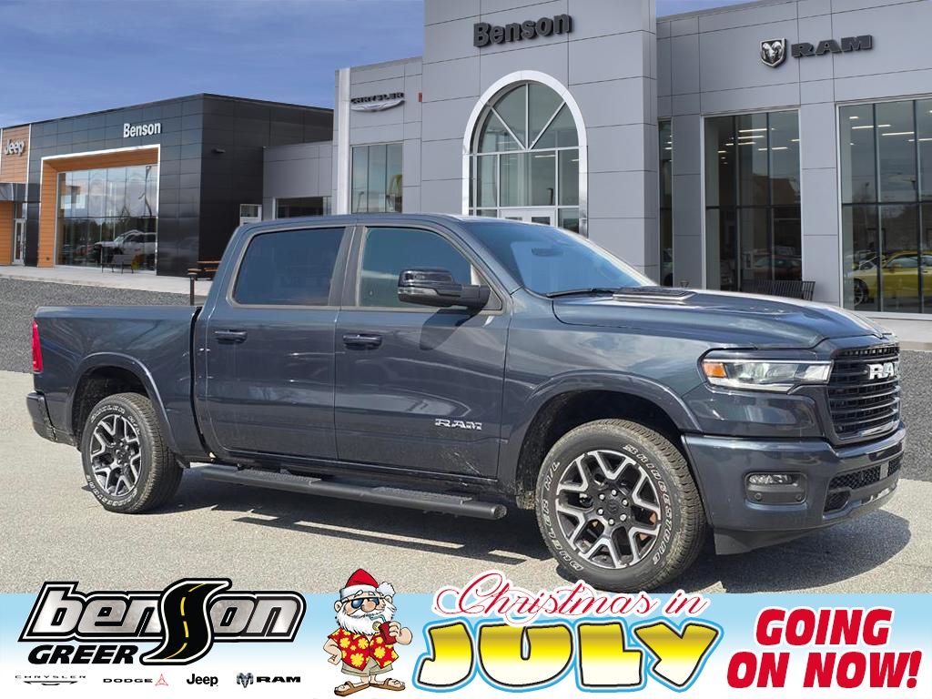Blue Metallic 2026 RAM 1500 Pickup Truck Four-Wheel Drive 8-Speed Automatic