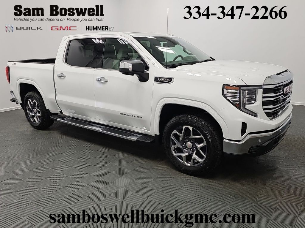 Summit White 2026 GMC Sierra 1500 Pickup Truck Four-Wheel Drive Automatic