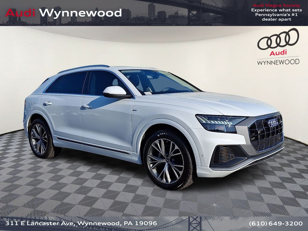 Glacier White 2023 Audi Q8 SUV / Crossover All-Wheel Drive 8-Speed Automatic