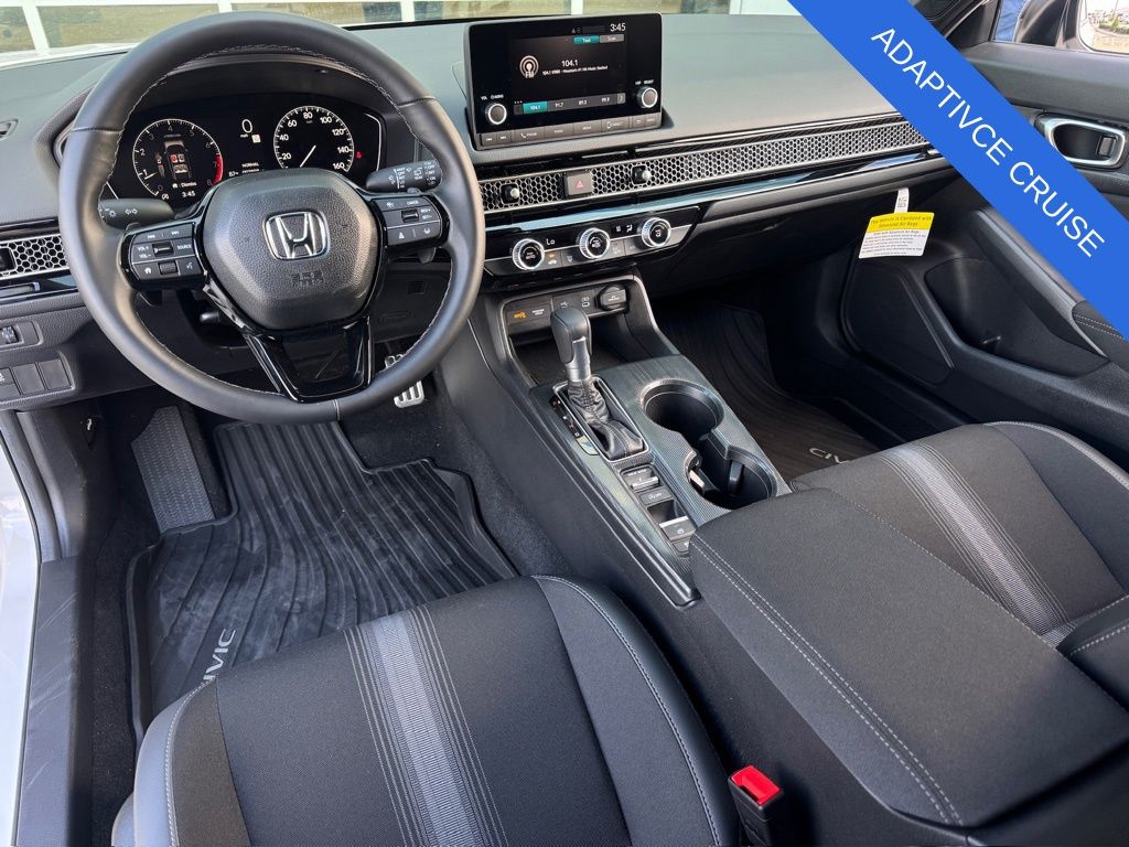 2025 Honda Civic Sport White at Community Honda