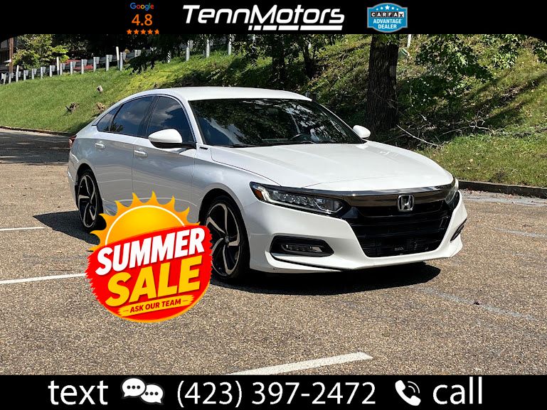 Platinum White Pearl 2018 Honda Accord Sedan Front-Wheel Drive Continuously Variable Transmission