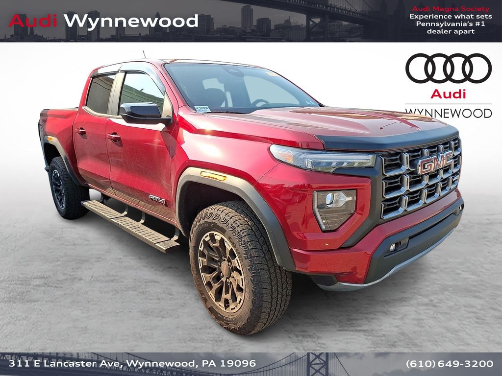 Volcanic Red Tintcoat 2026 GMC Canyon Pickup Truck Four-Wheel Drive 8-Speed Automatic