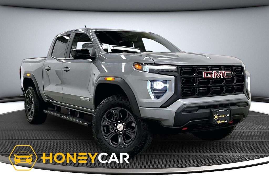 Sterling Metallic 2023 GMC Canyon Elevation Crew Cab 4WD Pickup Truck Four-Wheel Drive 8-Speed Automatic
