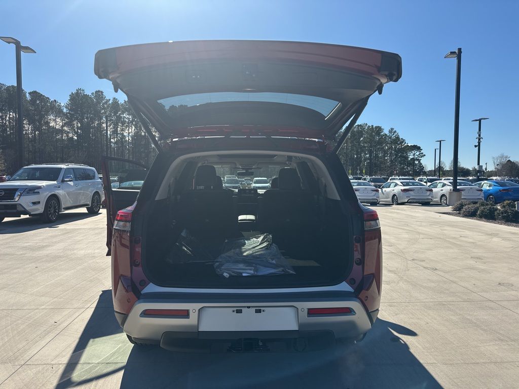 2025 Scarlet Ember Tintcoat Nissan Pathfinder SL FWD SUV