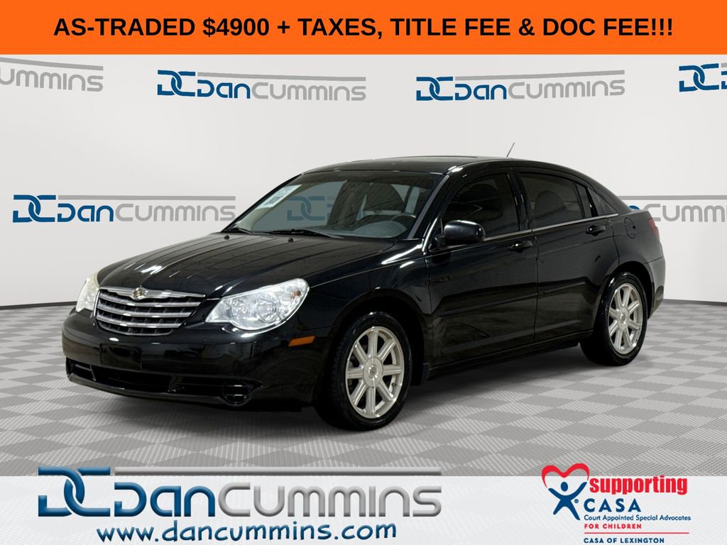 Brilliant Black Crystal Pearl 2007 Chrysler Sebring Sedan Front-Wheel Drive 4-Speed Automatic