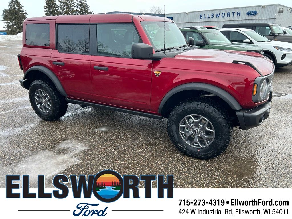 Ruby Red Metallic Tinted Clearcoat 2025 Ford Bronco SUV / Crossover Four-Wheel Drive Automatic
