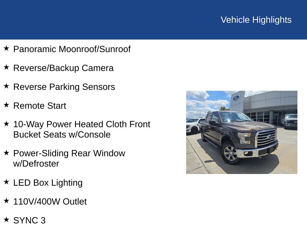 2016 Ford F-150 XLT