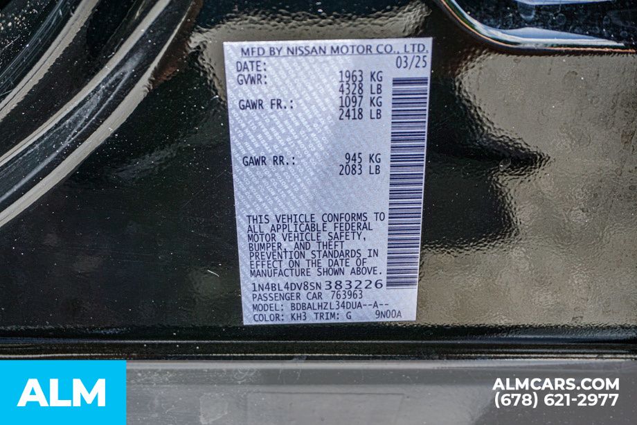 Used 2025 Black Nissan 2.5 SV image 55
