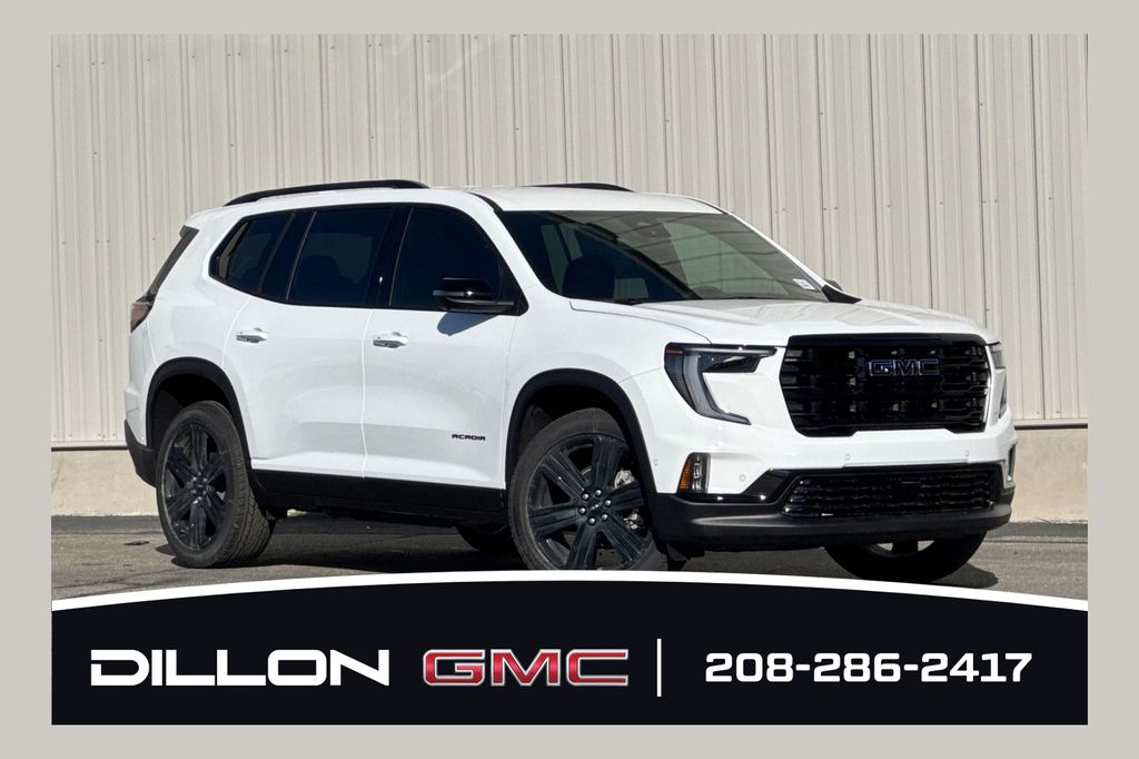 Summit White 2026 GMC Acadia SUV / Crossover Four-Wheel Drive 8-Speed Automatic