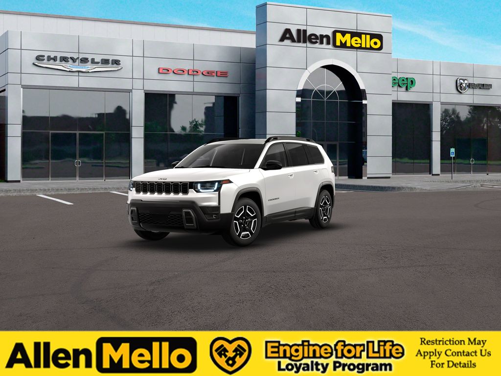 Bright White Clearcoat 2026 Jeep Cherokee SUV / Crossover Four-Wheel Drive Continuously Variable Transmission