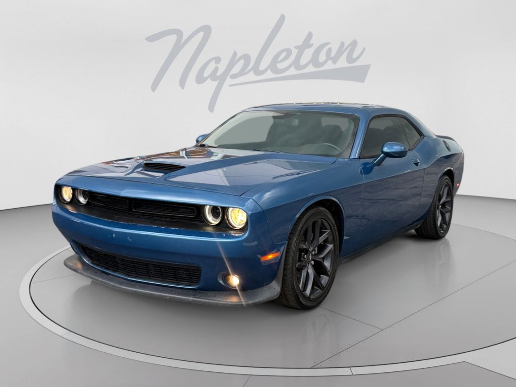 Blue (Frostbite) 2021 Dodge Challenger Coupe Rear-Wheel Drive 8-Speed Automatic