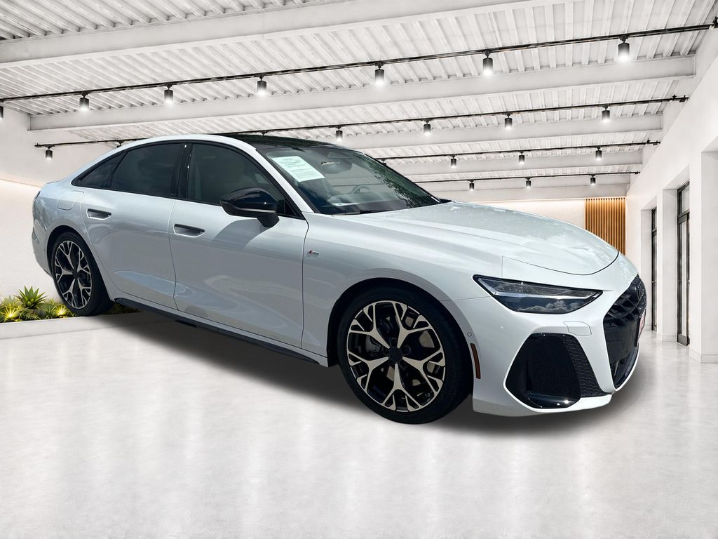 Glacier White Metallic 2026 Audi A6 Sedan All-Wheel Drive 7-Speed Automatic