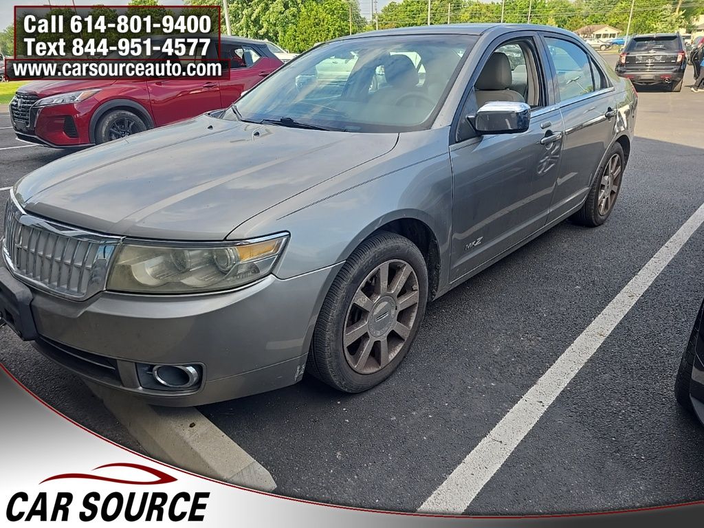 White Suede Clearcoat 2009 Lincoln MKZ Sedan All-Wheel Drive 6-Speed Automatic
