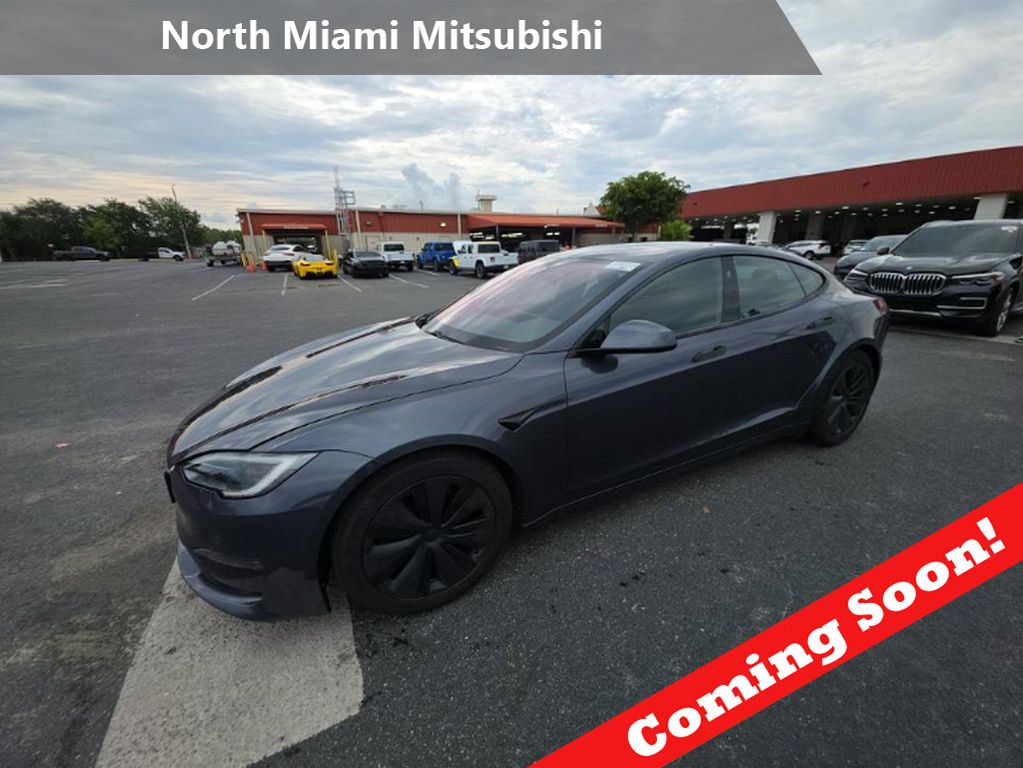 Gray 2023 Tesla Model S Standard Range AWD Sedan All-Wheel Drive 1-Speed Automatic