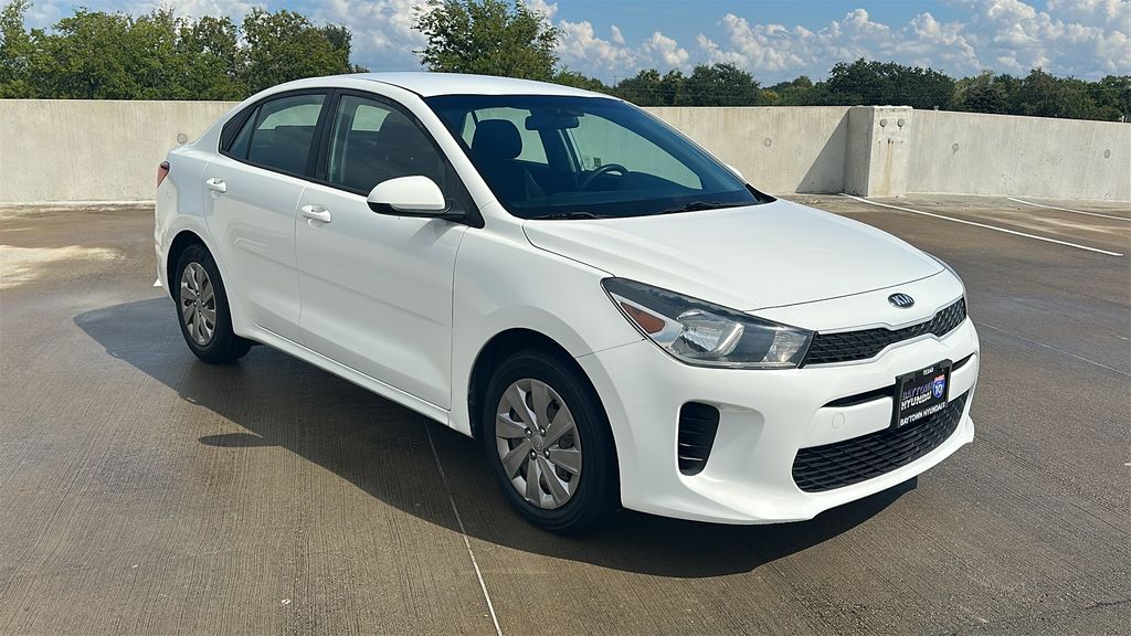 2019 Kia Rio S White at Emmons Autoplex