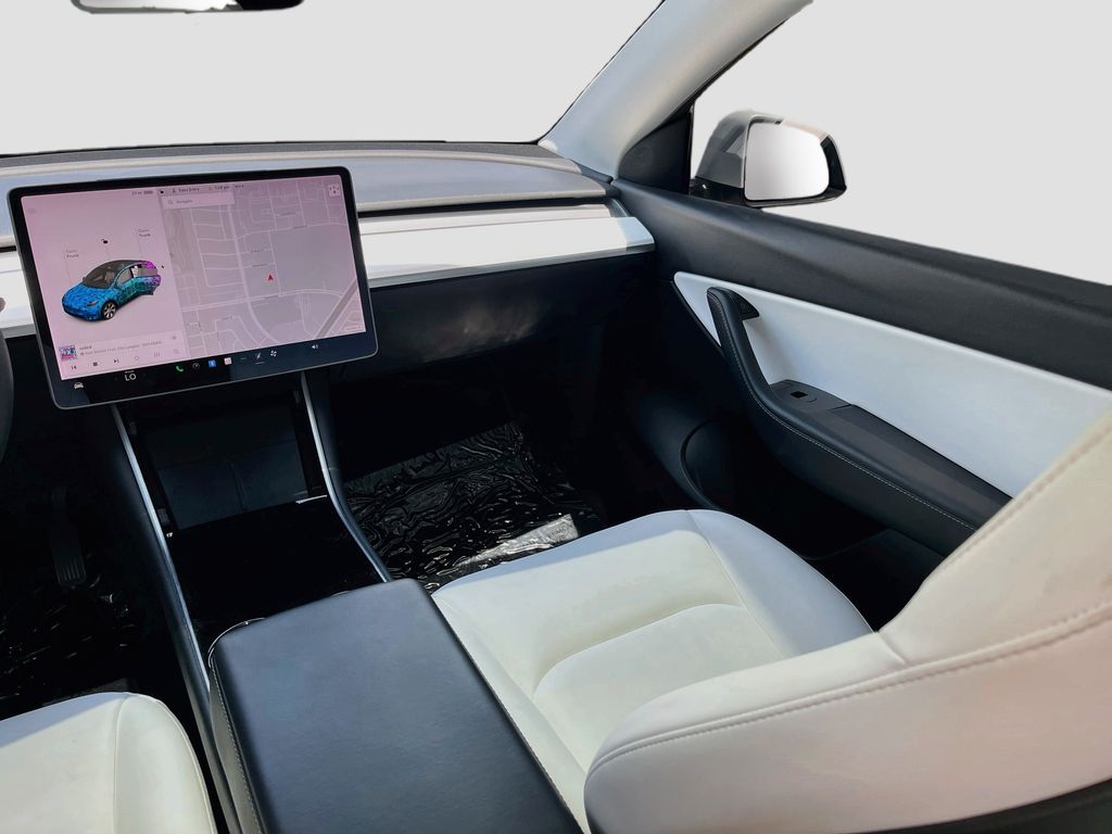 2020 Tesla Model Y Long Range White at Bravo Nissan