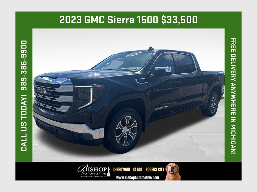Titanium Rush Metallic 2023 GMC Sierra 1500 Pickup Truck Four-Wheel Drive 8-Speed Automatic