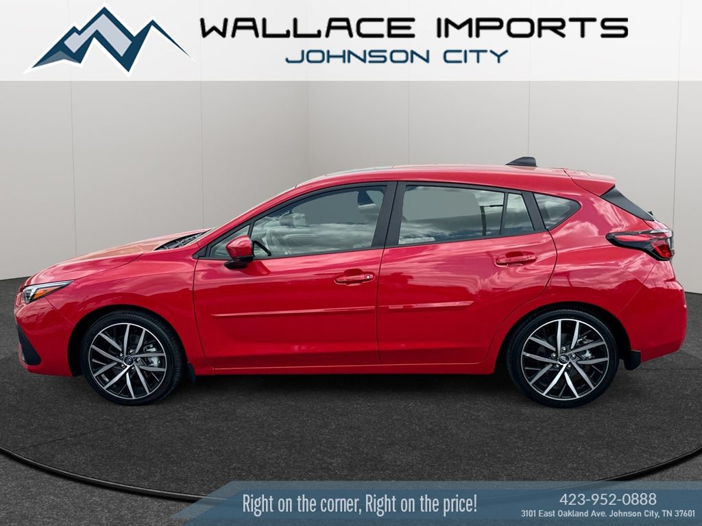 Pure Red 2026 Subaru Impreza Sport AWD Wagon All-Wheel Drive Continuously Variable Transmission