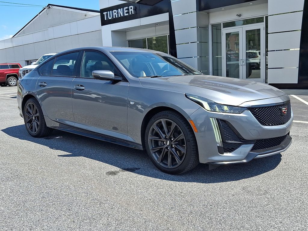 Gray (Satin Steel Metallic) 2020 Cadillac CT5 Sedan All-Wheel Drive Automatic