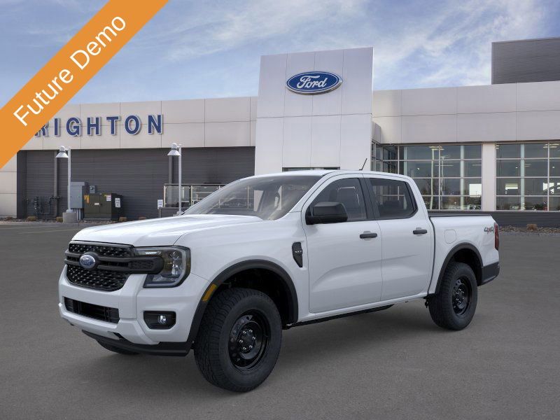 Oxford White 2026 Ford Ranger XL SuperCrew 4WD Pickup Truck Four-Wheel Drive Automatic