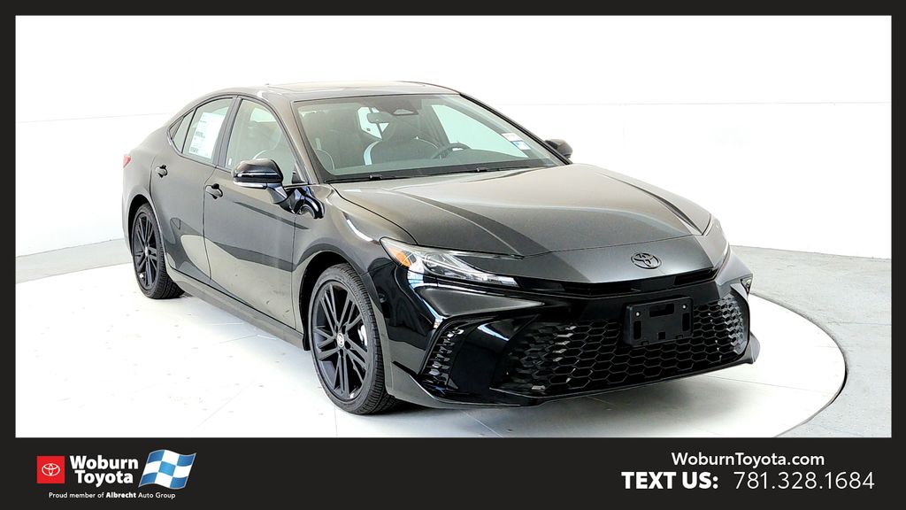 Midnight Black Metallic 2026 Toyota Camry Sedan All-Wheel Drive Continuously Variable Transmission