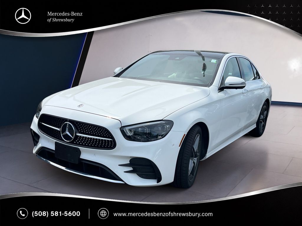 Polar White 2023 Mercedes-Benz E-Class Sedan All-Wheel Drive 9-Speed Automatic