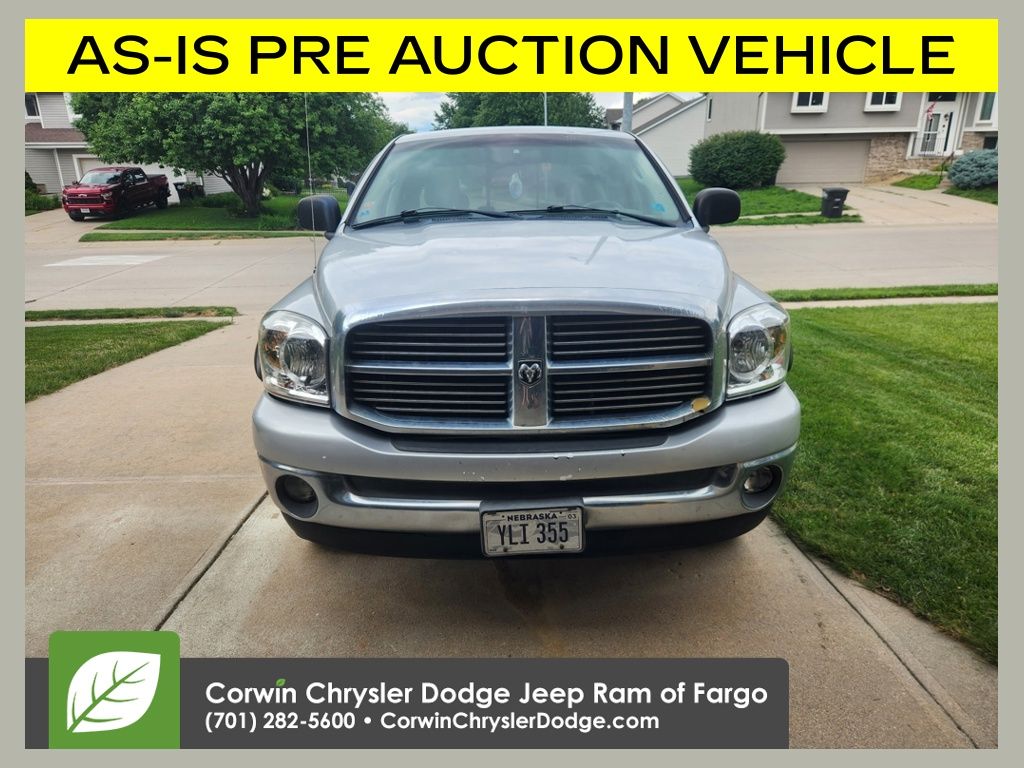 Silver 2007 Dodge RAM 1500 Pickup Truck Four-Wheel Drive 5-Speed Automatic