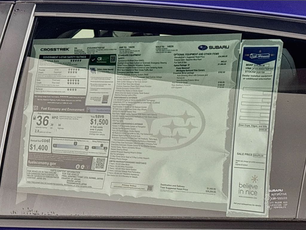 2026 Subaru Crosstrek Hybrid Limited