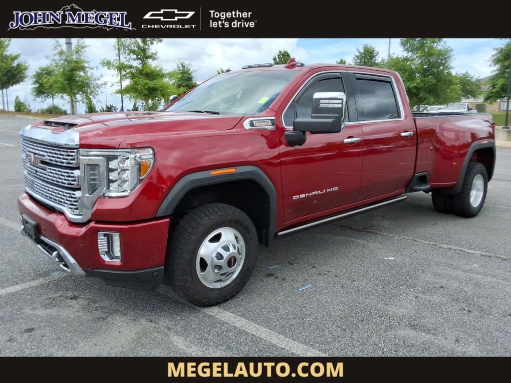 Cayenne Red Tintcoat 2023 GMC Sierra 3500HD Denali Crew Cab 4WD Pickup Truck Four-Wheel Drive Automatic