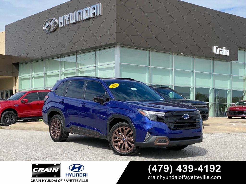 Sapphire Blue Pearl 2026 Subaru Forester SUV / Crossover All-Wheel Drive Continuously Variable Transmission