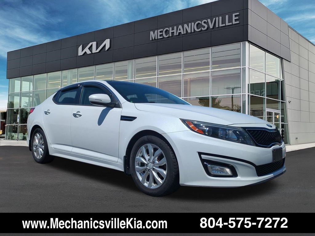 Snow White Pearl 2015 Kia Optima EX Sedan Front-Wheel Drive 6-Speed Automatic