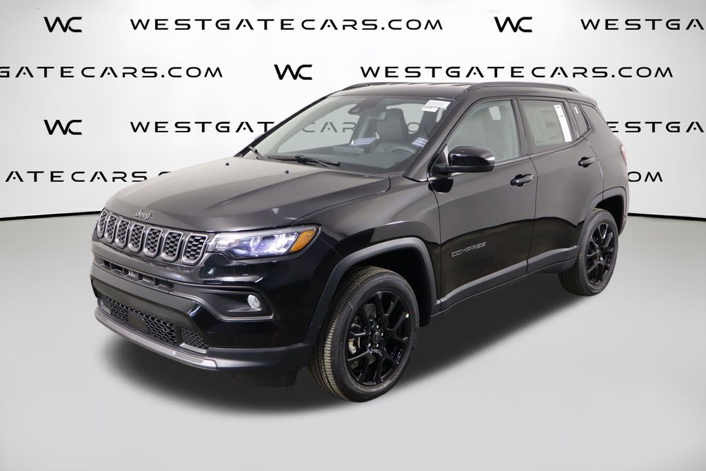 Diamond Black Crystal Pearlcoat 2026 Jeep Compass SUV / Crossover Four-Wheel Drive 8-Speed Automatic