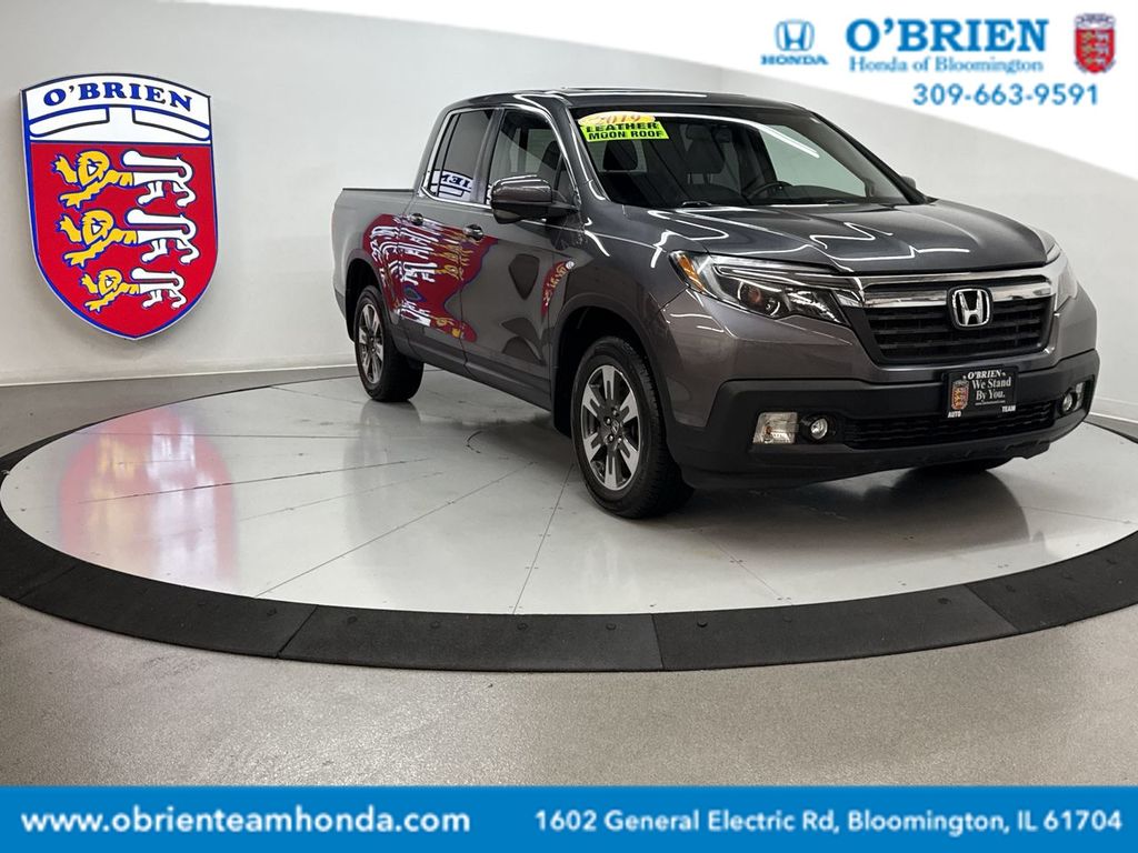 Lunar Silver Metallic 2019 Honda Ridgeline Pickup Truck All-Wheel Drive 6-Speed Automatic