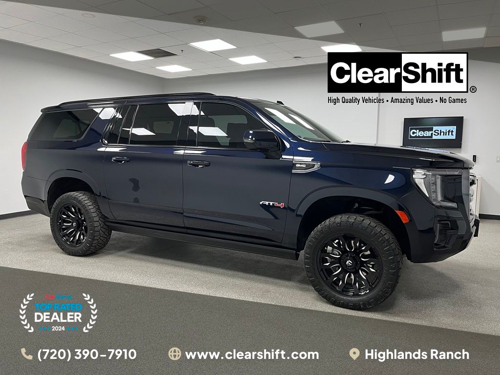 Midnight Blue Metallic 2023 GMC Yukon XL SUV / Crossover Four-Wheel Drive 10-Speed Automatic