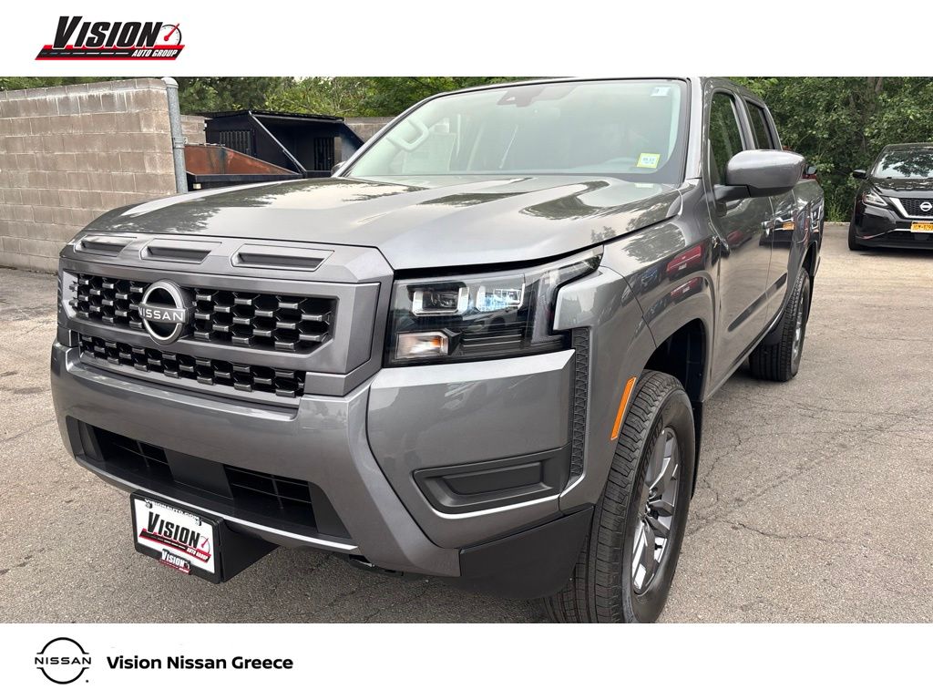 Gray (Gun Metallic) 2026 Nissan Frontier Pickup Truck Four-Wheel Drive 9-Speed Automatic Overdrive