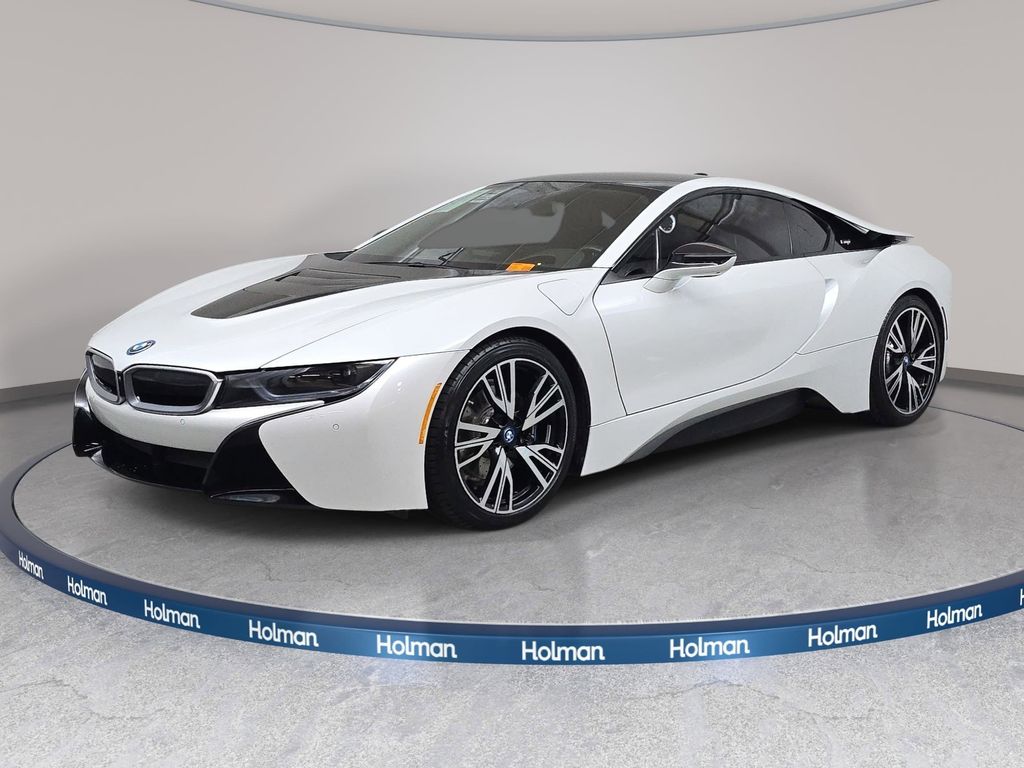 Crystal White Pearl Metallic w/Frozen Gray Accent 2019 BMW i8 Coupe AWD Coupe All-Wheel Drive 6-Speed Automatic