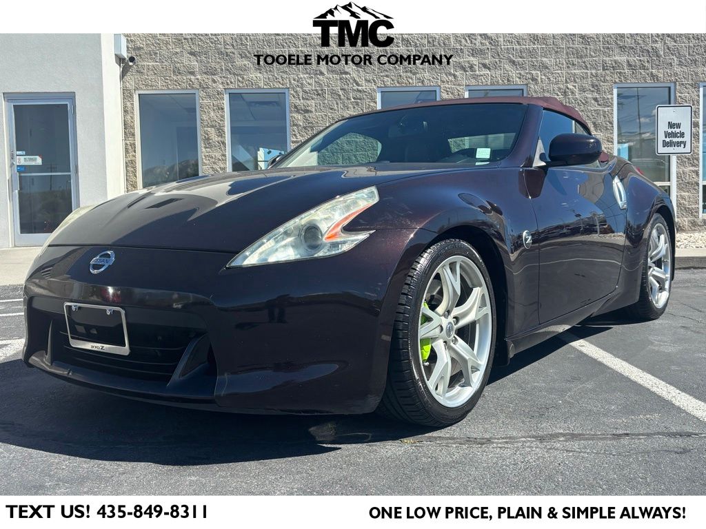 Black Cherry Metallic 2012 Nissan 370Z Roadster Touring Convertible Rear-Wheel Drive 7-Speed Automatic