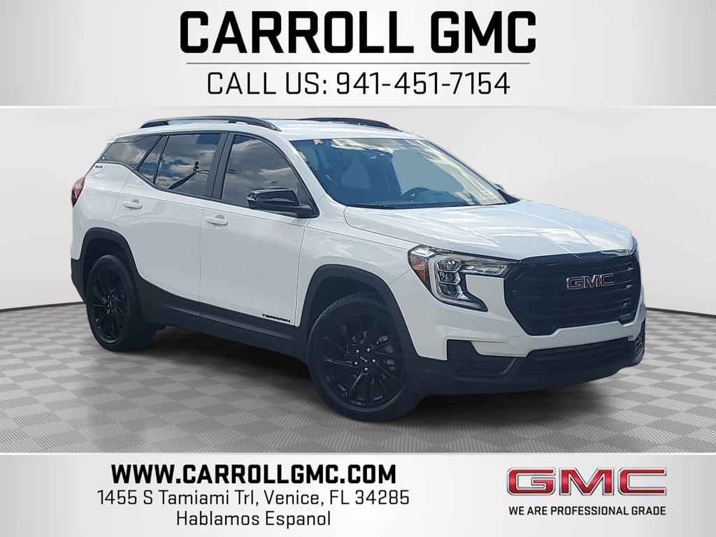 Summit White 2024 GMC Terrain SUV / Crossover Front-Wheel Drive 9-Speed Automatic