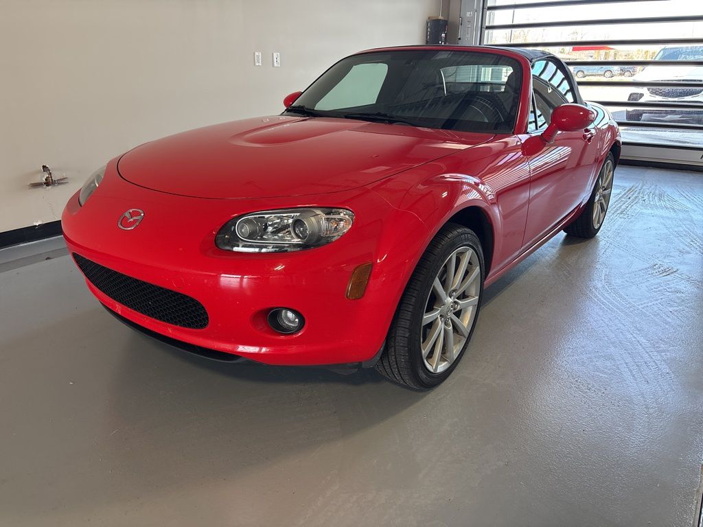 True Red 2007 Mazda MX-5 Miata Touring Convertible Rear-Wheel Drive Manual