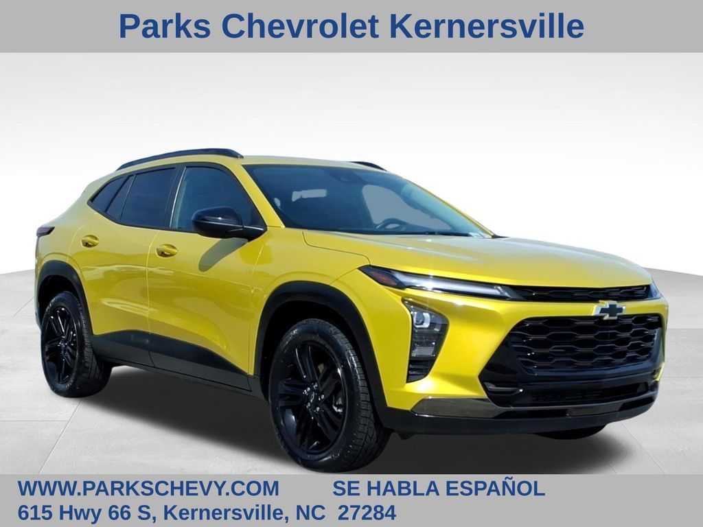 Yellow Metallic 2024 Chevrolet Trax SUV / Crossover Front-Wheel Drive 6-Speed Automatic