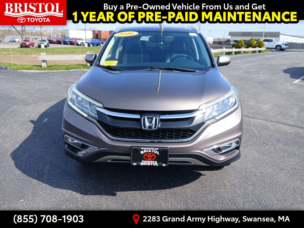 Used 2016 Honda CR-V EX-L with VIN 2HKRM4H76GH673831 for sale in Swansea, MA