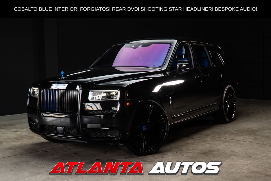 Black 2022 Rolls-Royce Cullinan SUV / Crossover All-Wheel Drive 8-Speed Automatic