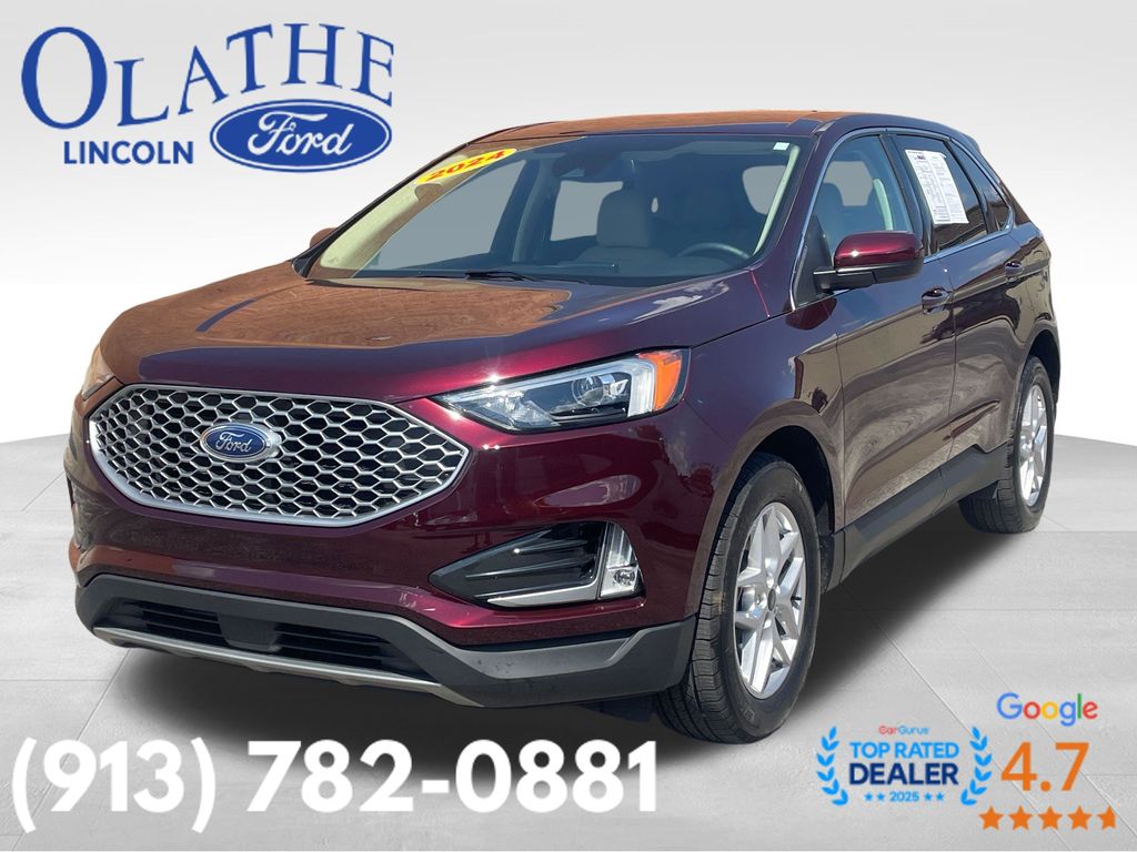 Red (Burgundy Velvet Metallic Tinted Clearcoat) 2024 Ford Edge SUV / Crossover All-Wheel Drive 8-Speed Automatic