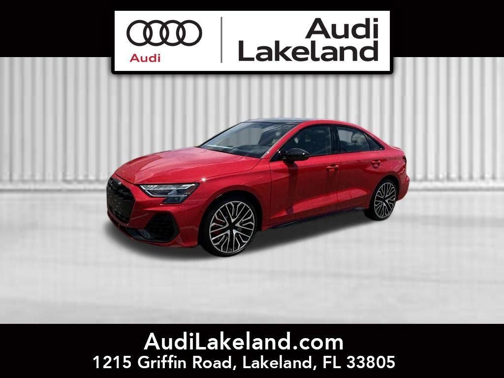 Progressive Red Metallic 2026 Audi S3 Sedan All-Wheel Drive 7-Speed Automatic