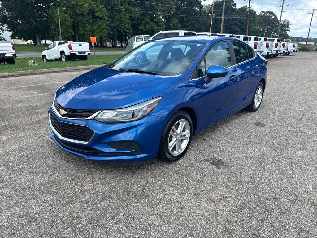 Kinetic Blue Metallic 2017 Chevrolet Cruze Sedan Front-Wheel Drive 6-Speed Automatic