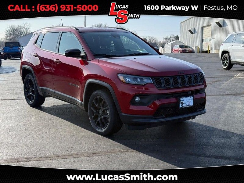 Red Hot Pearlcoat 2026 Jeep Compass SUV / Crossover Four-Wheel Drive 8-Speed Automatic